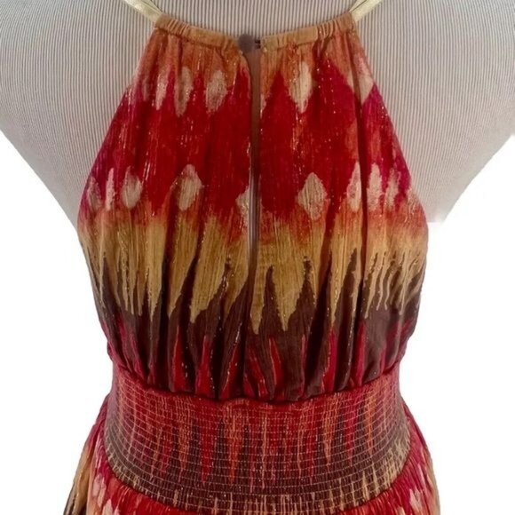 Free People Lurex Sleeveless Indian Summer Mini Dress - Picture 10 of 16